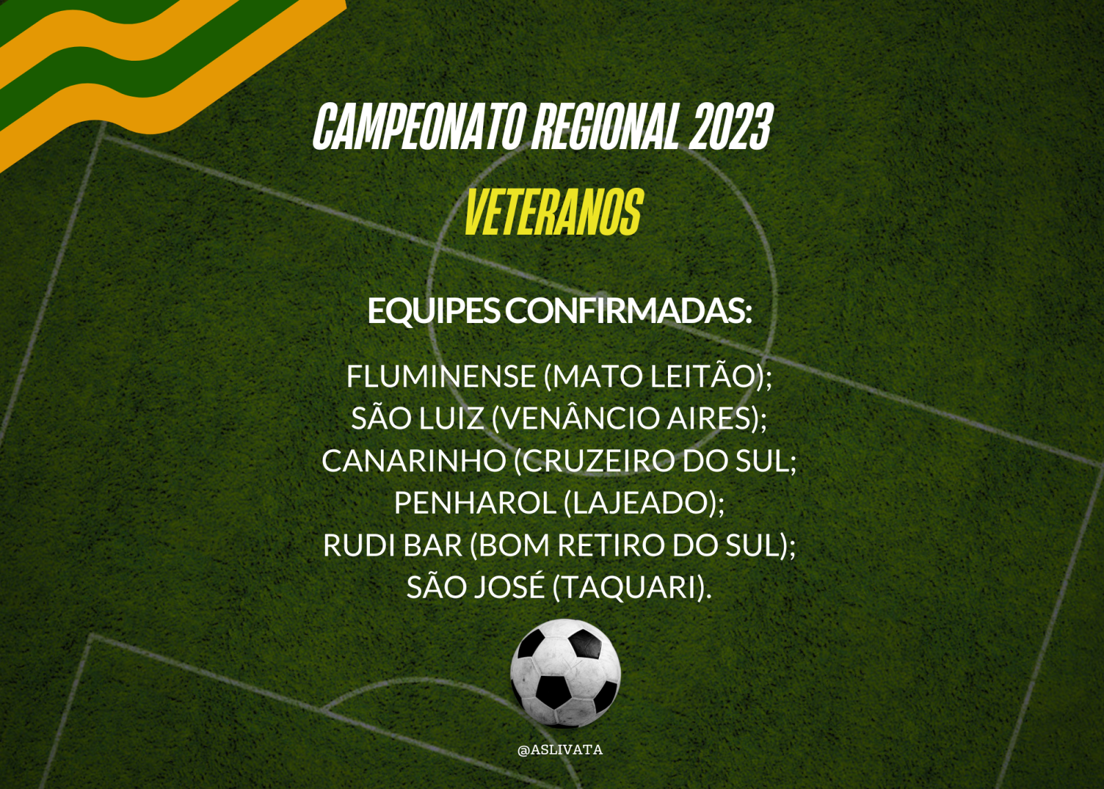 Liberada fórmula de disputa do Campeonato Regional Certel / Sicredi 2023 - Veteranos