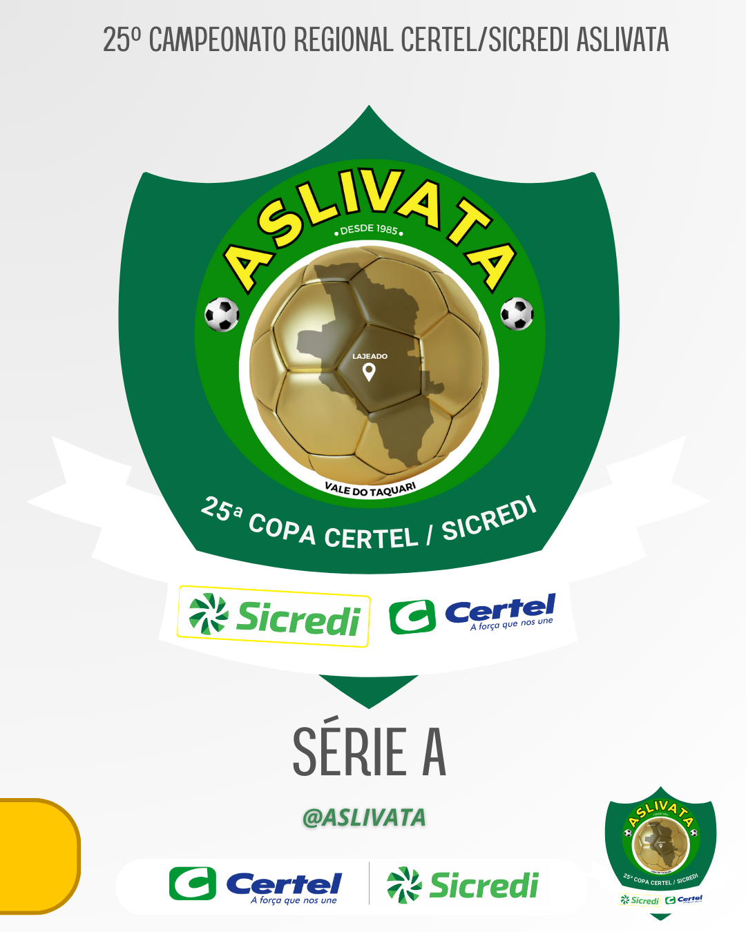 Atualizada classificação do Regional Certel / Sicredi - Série A