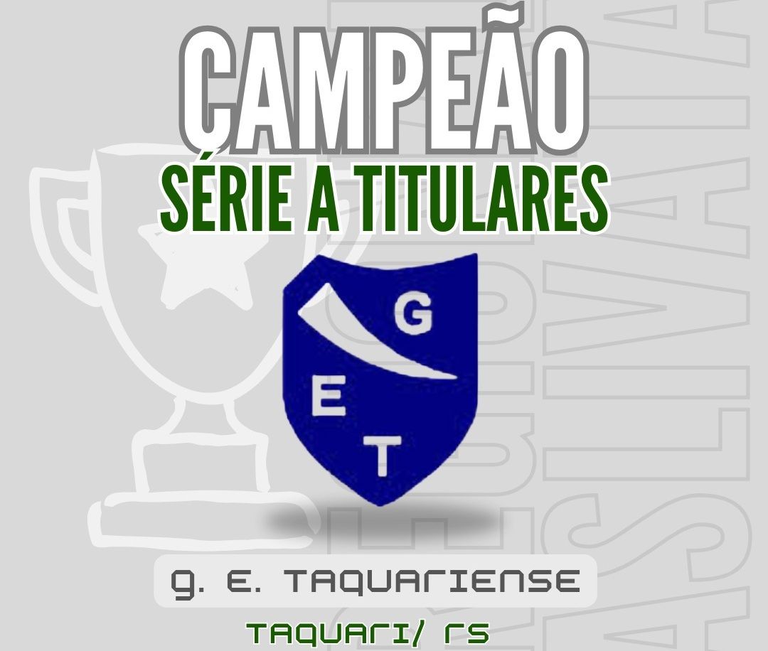 Taquariense vence Poço das Antas e conquista título inédito do Regional Certel/Sicredi - Série A